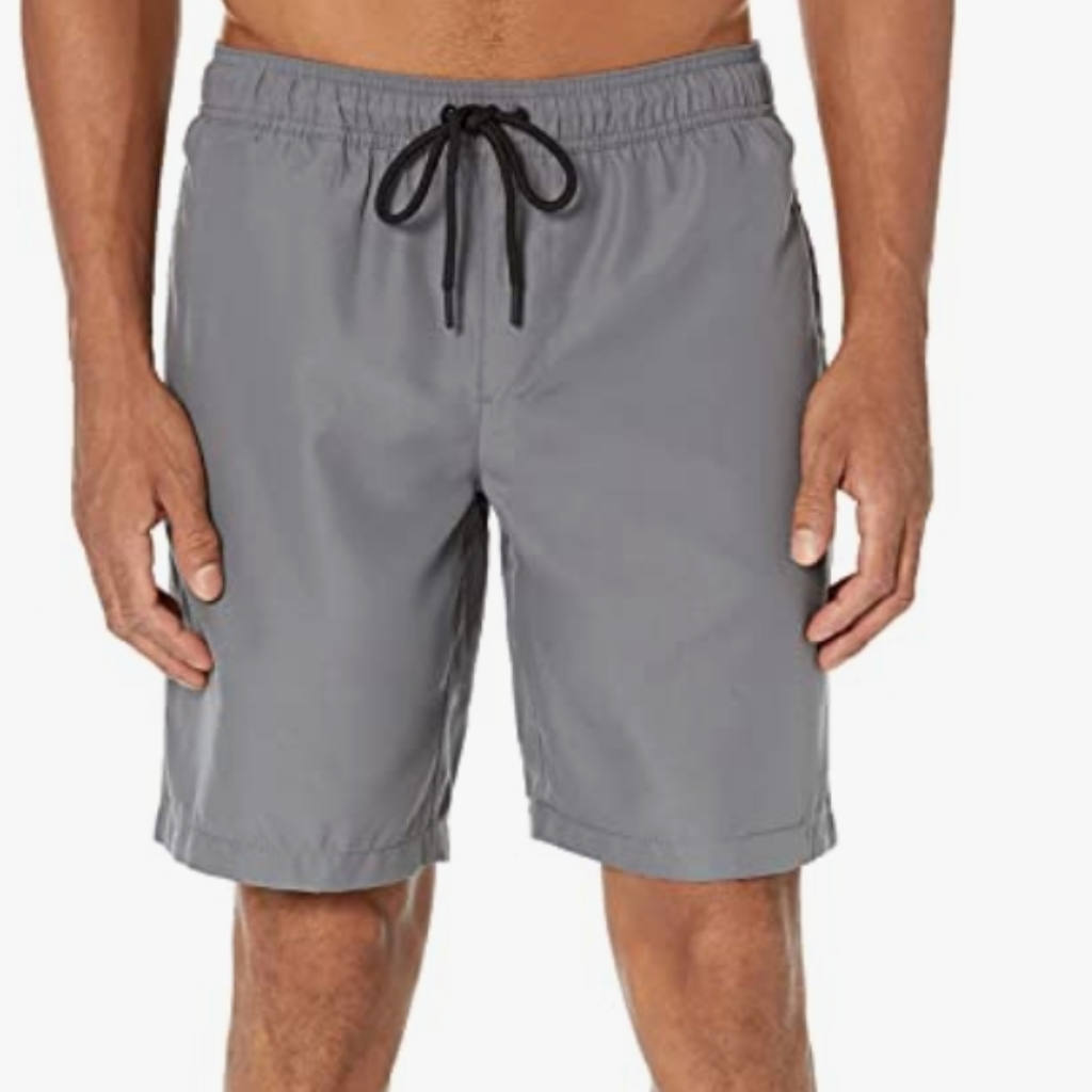 Nwt Amazon Essentials Gray Swim Trunks